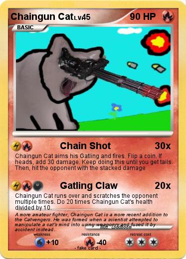 Pokemon Chaingun Cat