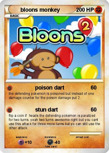 Pokemon bloons monkey