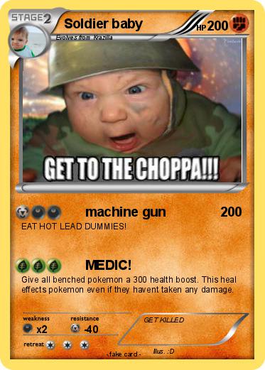 Pokemon Soldier baby