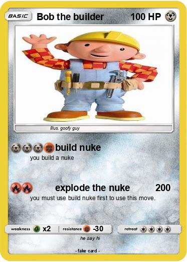 Pokemon Bob the builder