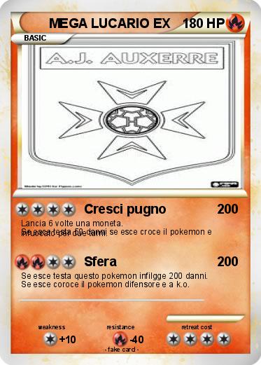 Pokemon MEGA LUCARIO EX