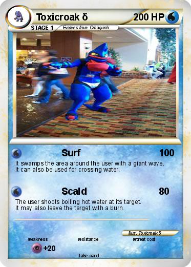 Pokemon Toxicroak δ