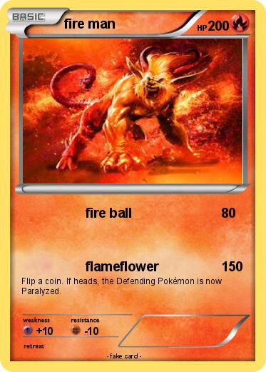 Pokemon fire man