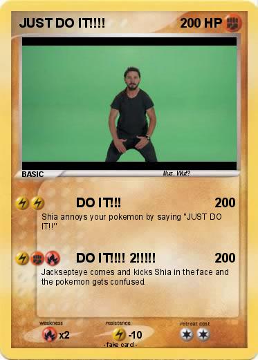 Pokemon JUST DO IT!!!!