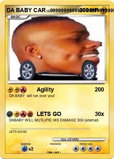 Pokemon DA BABY CAR