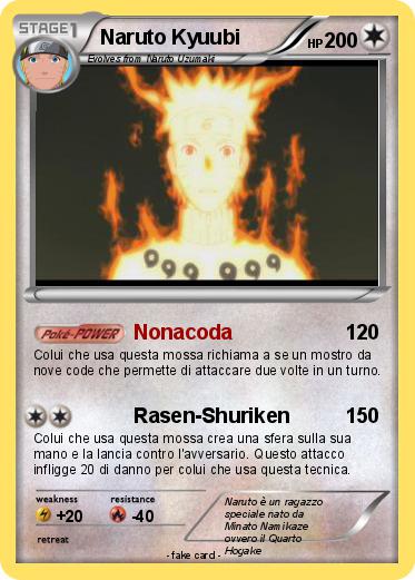 Pokemon Naruto Kyuubi