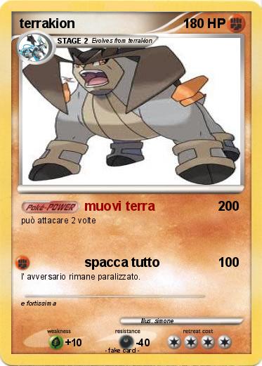 Pokemon terrakion