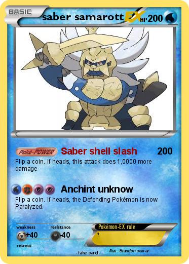 Pokemon saber samarott