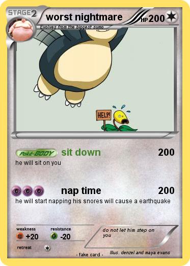 Pokemon worst nightmare