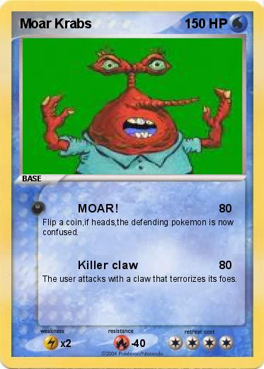 Pokemon Moar Krabs