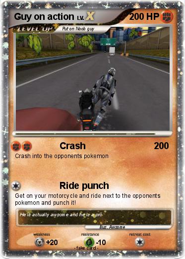 Pokemon Guy on action