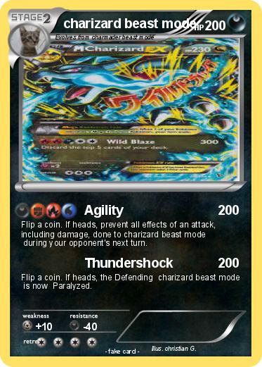 Pokemon charizard beast mode