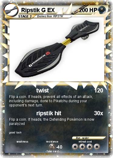 Pokemon Ripstik G EX