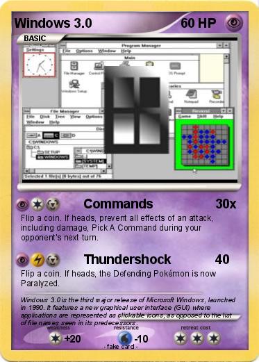 Pokemon Windows 3.0
