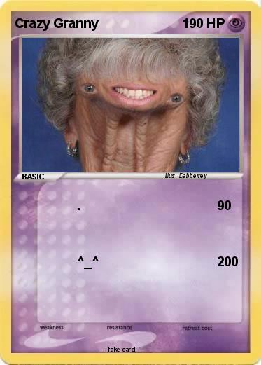 Pokemon Crazy Granny