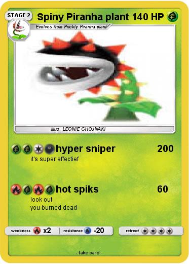 Pokemon Spiny Piranha plant