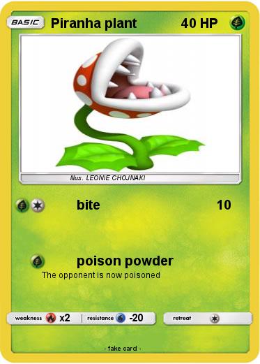 Pokemon Piranha plant