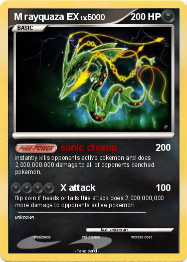 Pokemon M rayquaza EX