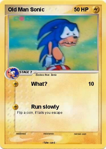 Pokemon Old Man Sonic