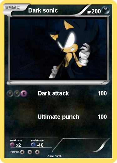 Pokemon Dark sonic