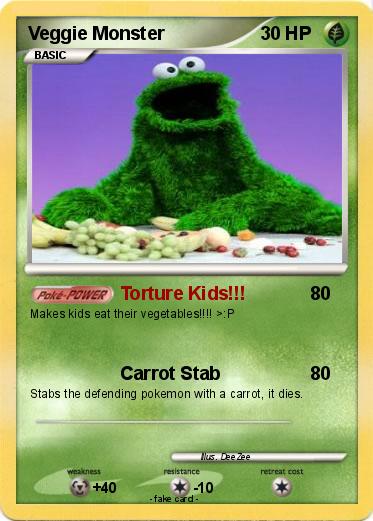 Pokemon Veggie Monster