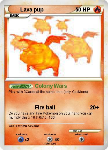 Pokemon Lava pup