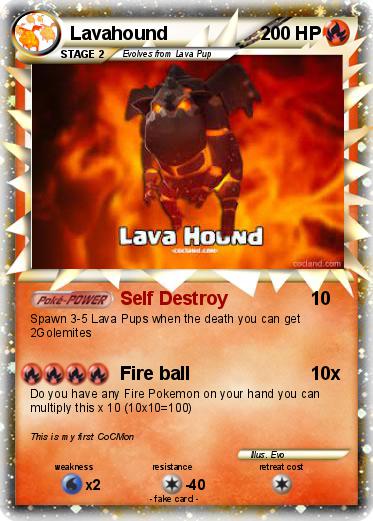 Pokemon Lavahound