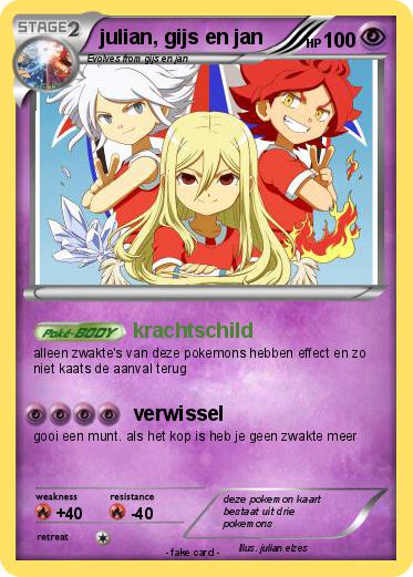 Pokemon julian, gijs en jan