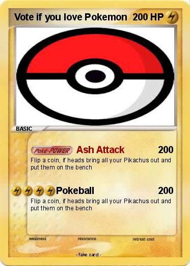 Pokemon Vote if you love Pokemon