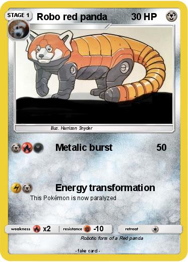 Pokemon Robo red panda