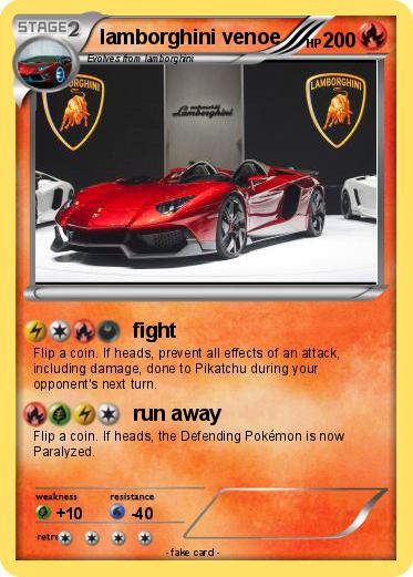 Pokemon lamborghini venoe