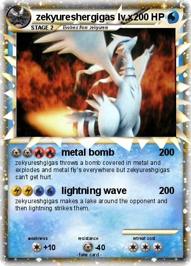 Pokemon zekyureshergigas lv.x