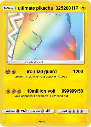 Pokemon ultimate pikachu  325