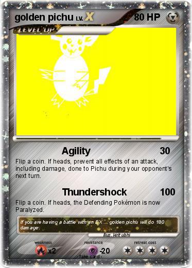 Pokemon golden pichu