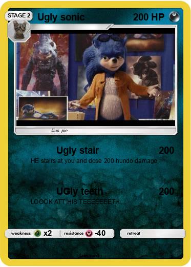 Pokemon Ugly sonic