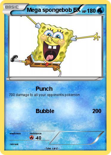 Pokemon Mega spongebob EX