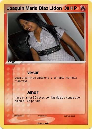 Pokemon Joaquin Maria Diaz Lidon