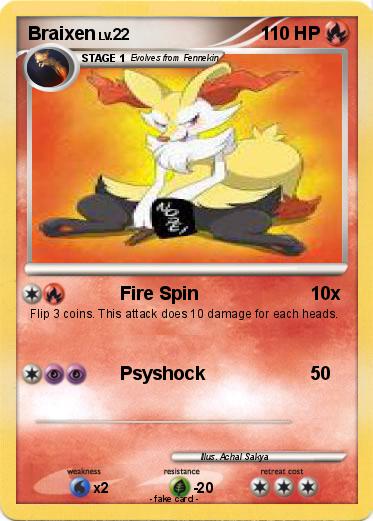 Pokemon Braixen