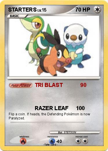Pokemon STARTERS