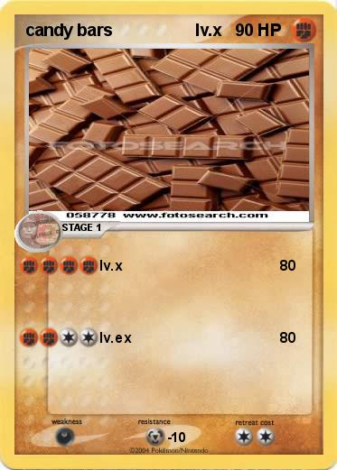 Pokemon candy bars                  lv.x