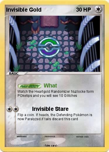 Pokemon Invisible Gold
