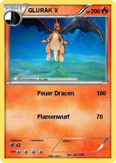 Pokemon GLURAK X