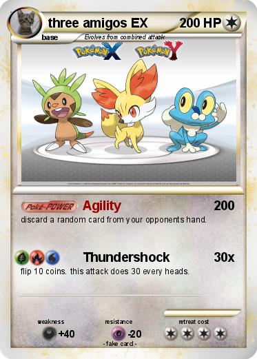 Pokemon three amigos EX