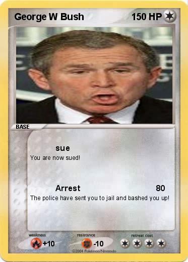 Pokemon George W Bush