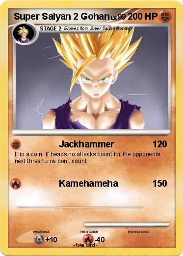 Pokemon Super Saiyan 2 Gohan