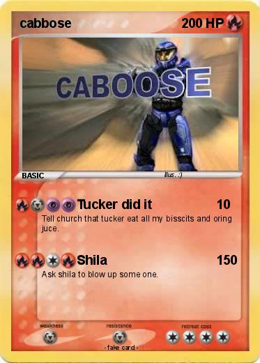 Pokemon cabbose