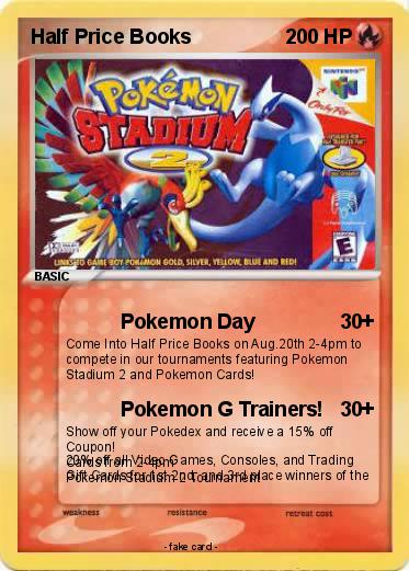 Pokemon Half Price Books