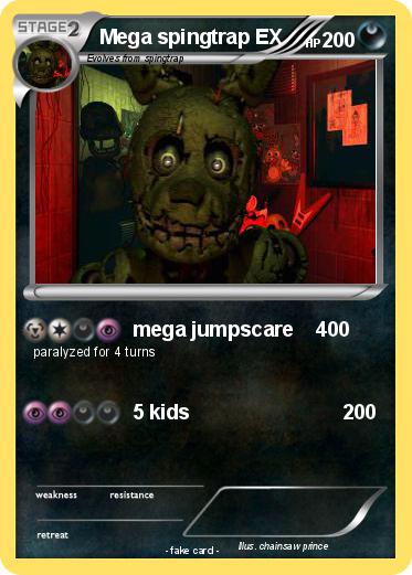 Pokemon Mega spingtrap EX