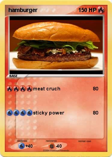 Pokemon hamburger