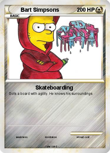 Pokemon Bart Simpsons